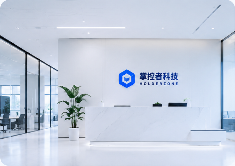 掌控者科技办公前台空间